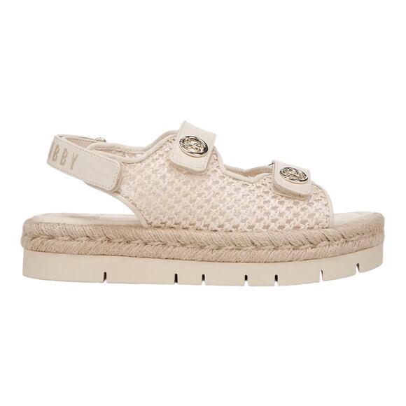 Sam and Libby Women's Austin Double Strap Flatform Sandals Ivory Size 7 1/2 - Picture 2 of 4